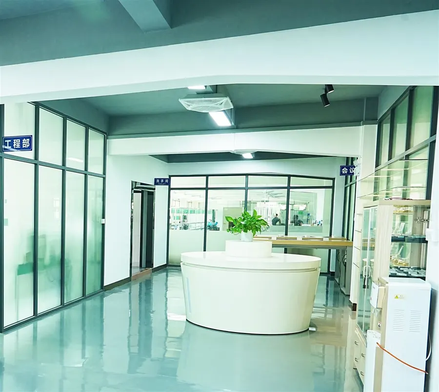 Reception area of the Rongjun office in Dongguan